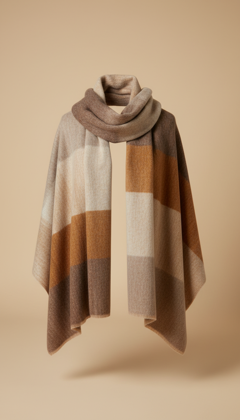 Cashmere Blend Oversized Scarf