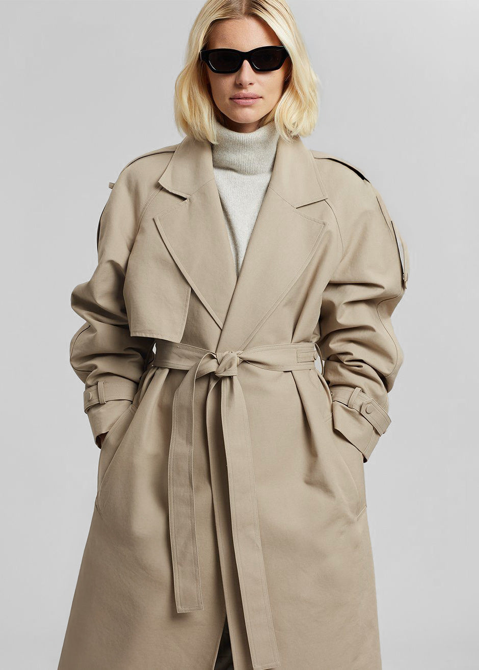 Rhodes Trench Coat - Natural